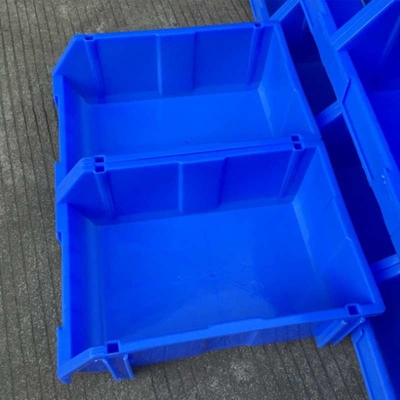 Écrous en plastique empilables bleus des poubelles 20kg - et - récipients d'entreposage de boulons