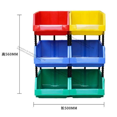 récipients d'entreposage 1.5Kg en plastique empilables résistants 3.3Lbs