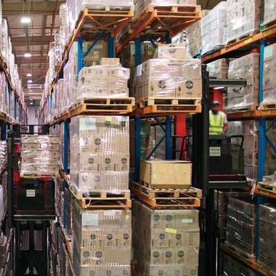 la logistique 5000kg étire le système sélectif de défilement ligne par ligne de palette de quatre couches