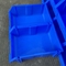 Écrous en plastique empilables bleus des poubelles 20kg - et - récipients d'entreposage de boulons
