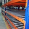 2,5 tonnes de supports cartonnent le support d'écoulement par gravité de l'orange 75mm d'écoulement dans l'entrepôt