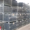 Le stockage d'entrepôt de logistique met en cage la sécurité du fil 500kg avec des roues